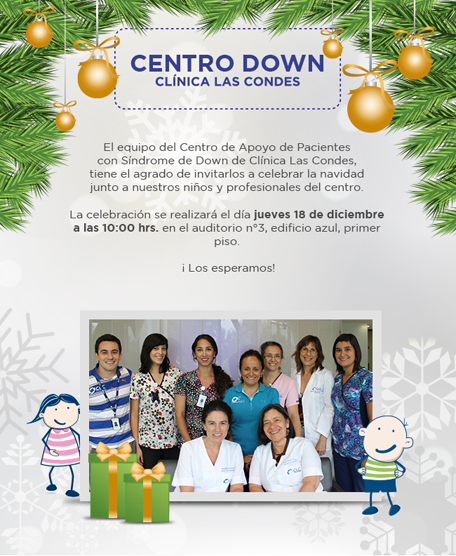 Celebración de Navidad Clínica Las Condes