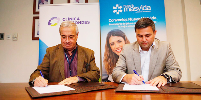CLÍNICA LAS CONDES FIRMA CONVENIO PREFERENTE CON ISAPRE NUEVA MASVIDA