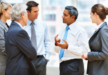 Reunión entre ejecutivos