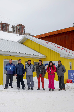 Personal CLC en la nieve