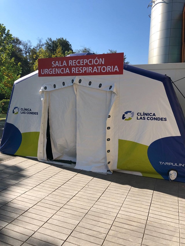 carpa de atención urgencia respiratoria diferencia