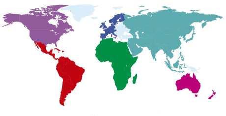 Mapa Zonas