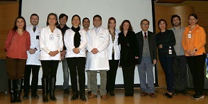 Médicos que participaron de la inauguración del Centro del Memoria