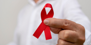 cinta simbolo del VIH