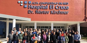 Asistentes a la capacitación en el Hospital El Cruce de Buenos Aires.