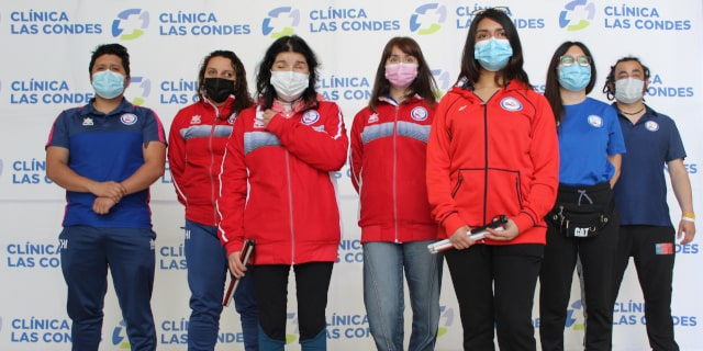 equipo de Goalball chileno